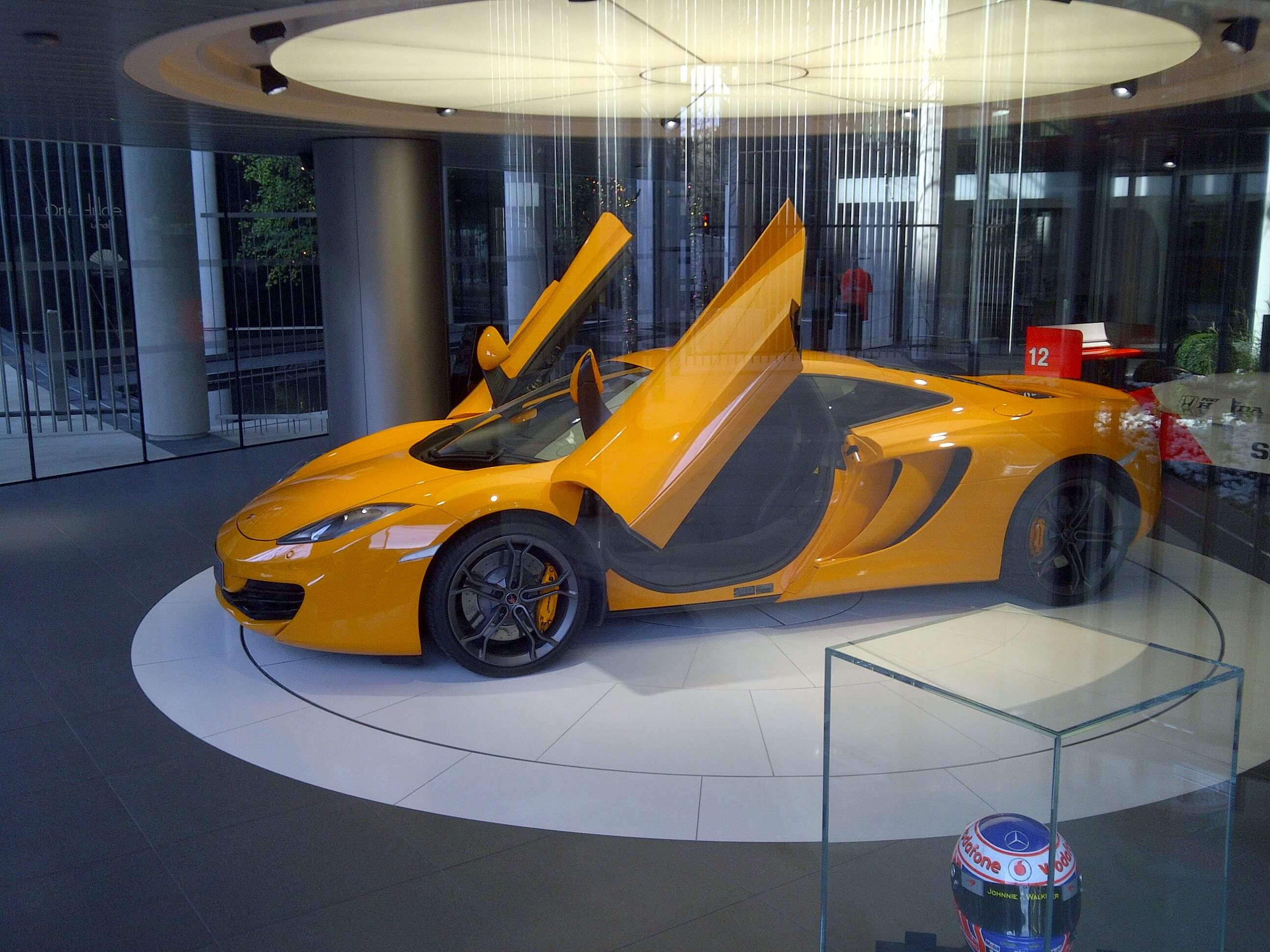 Orange McLaren MP4-12C