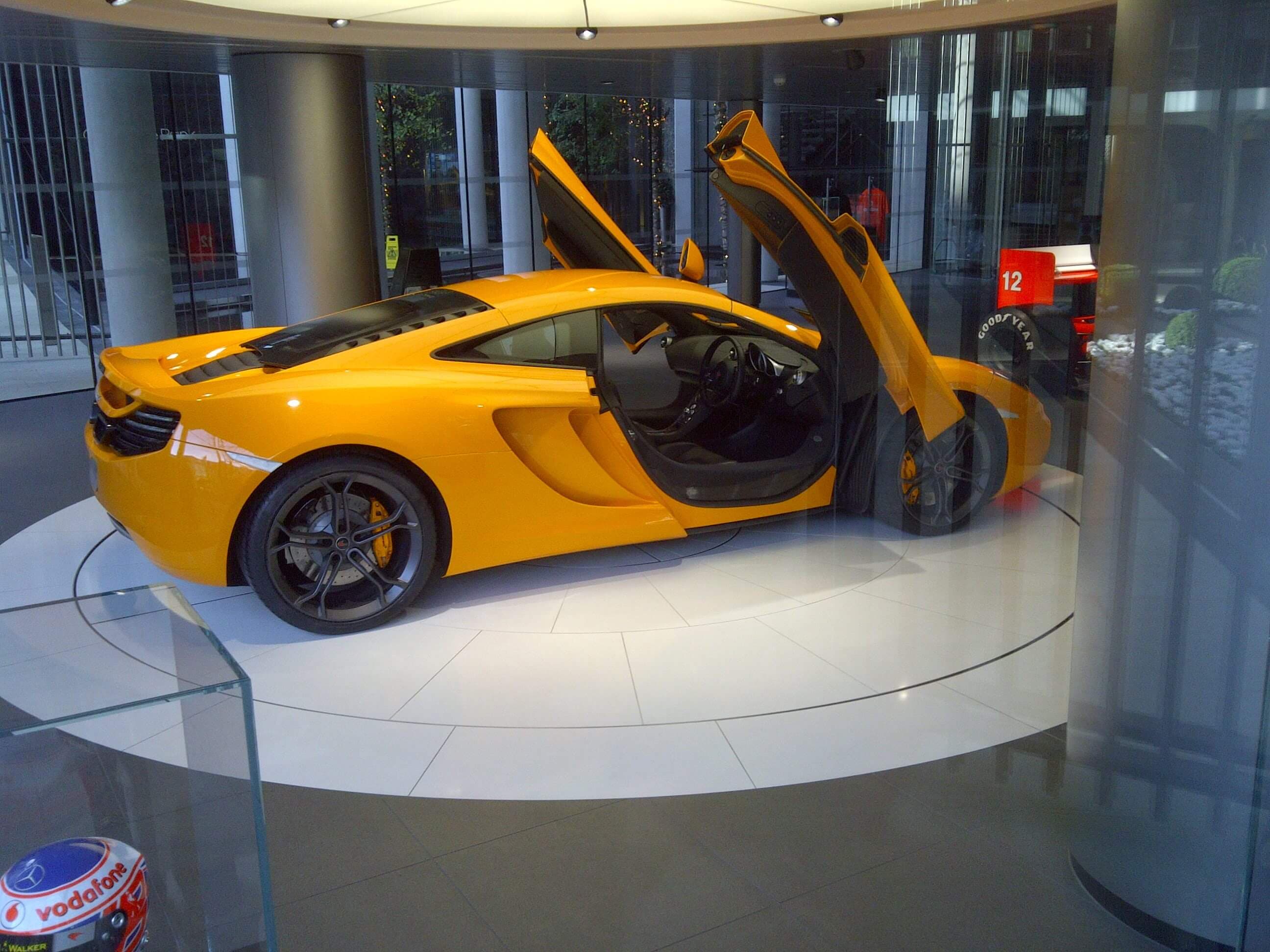 Orange McLaren MP4-12C
