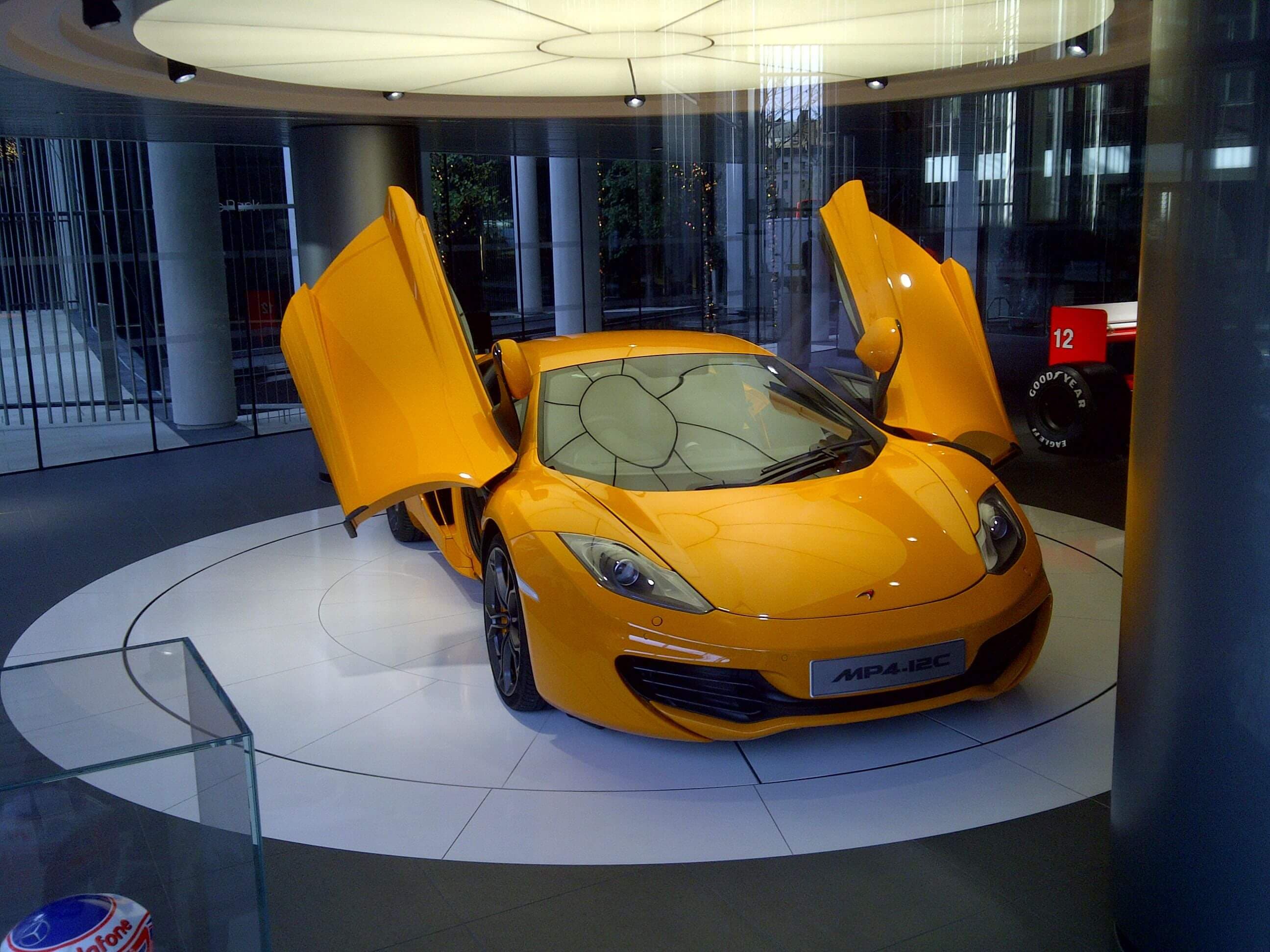 Orange McLaren MP4-12C
