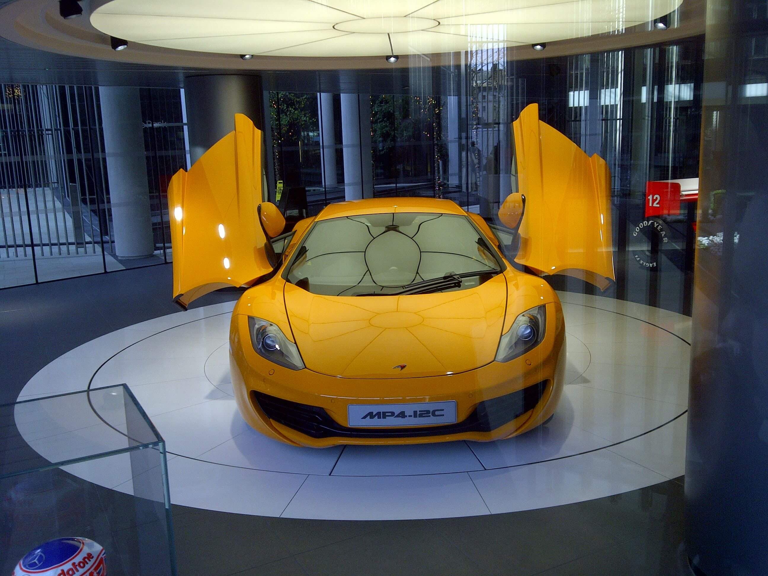 Orange McLaren MP4-12C