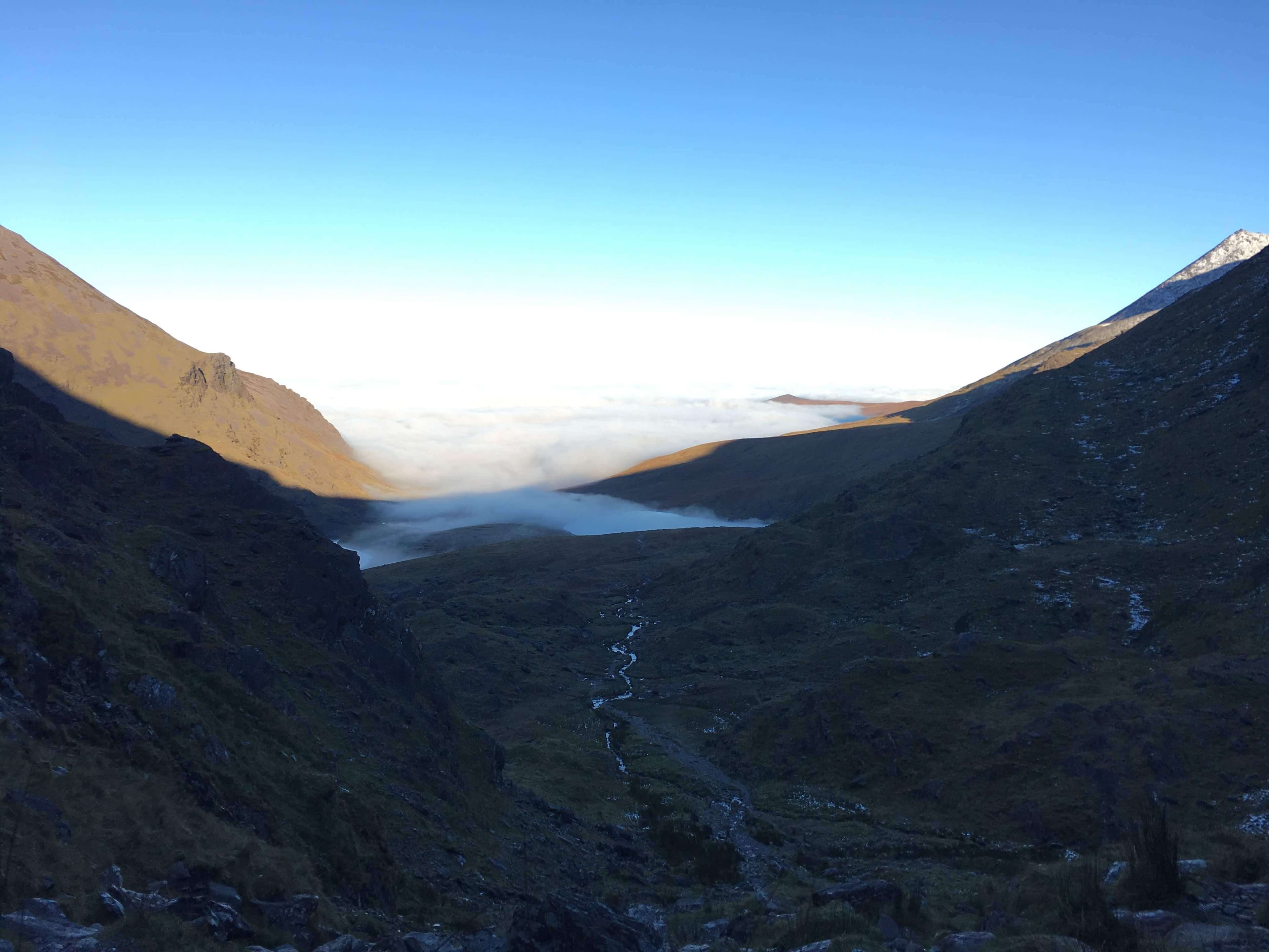 This climb was a lot steeper than it looked!