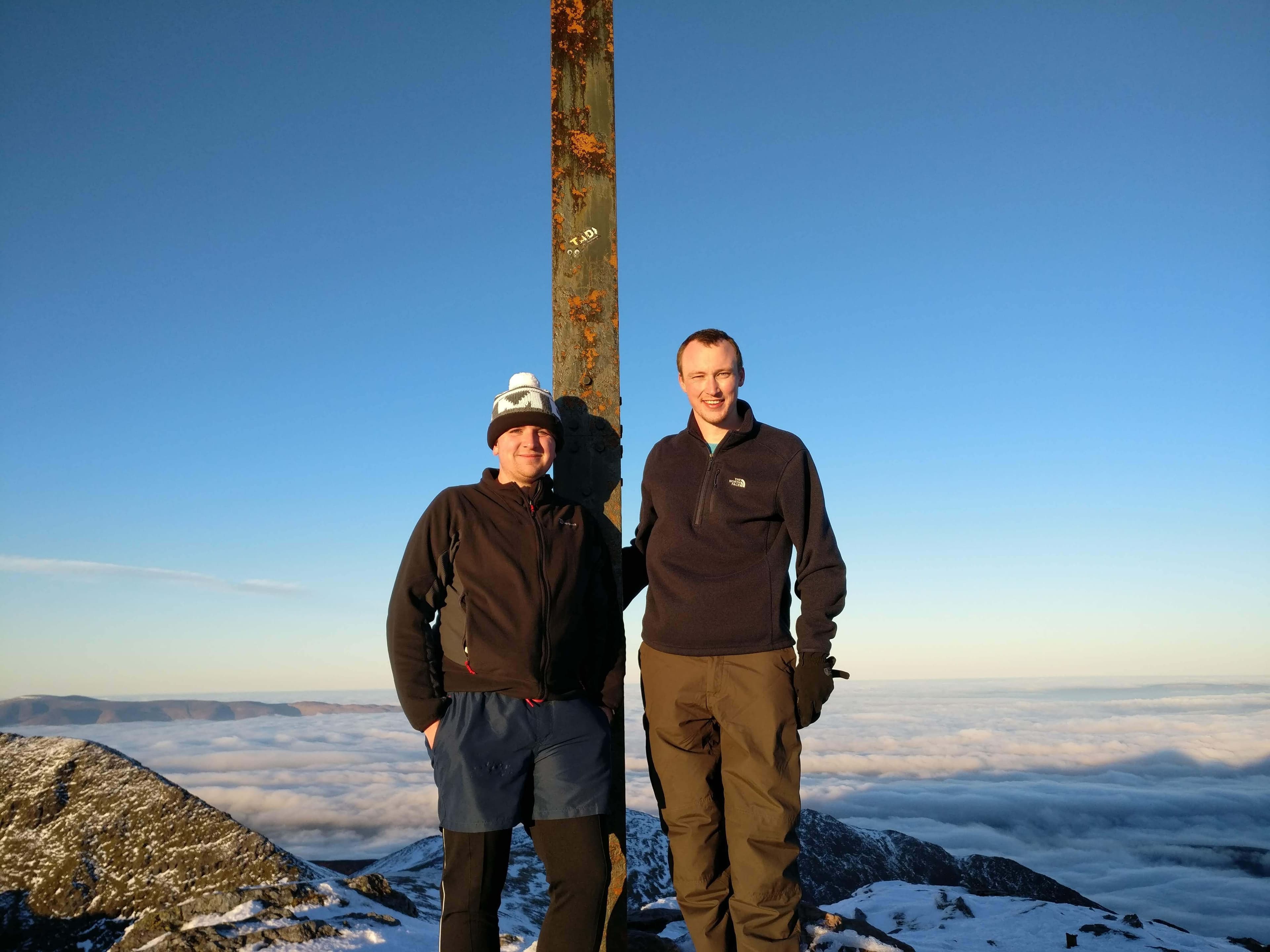 Me & Jammy at the top!