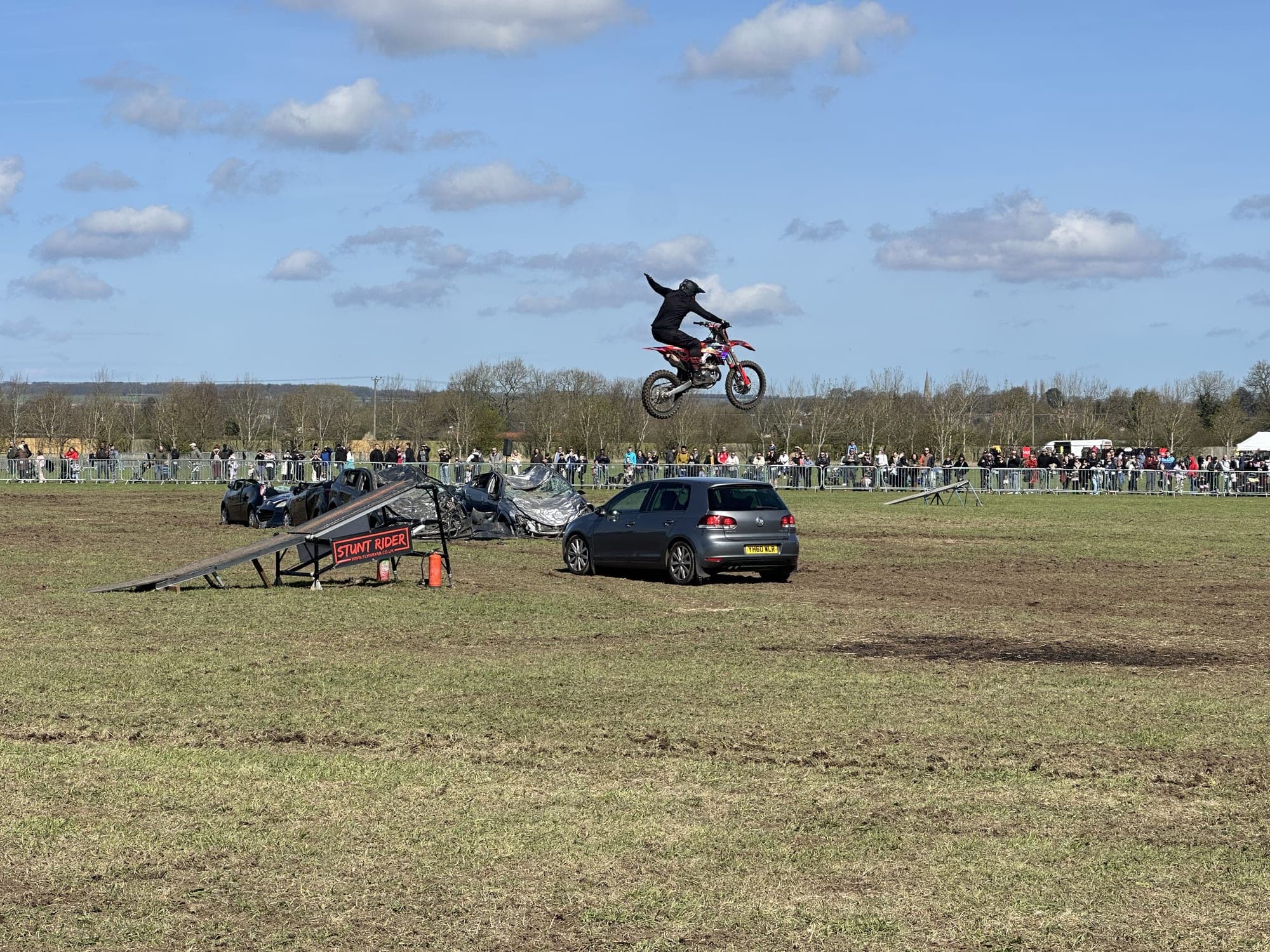 Monster trucks at Pickering Showground